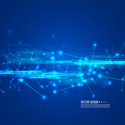 stream molecular structures vector image