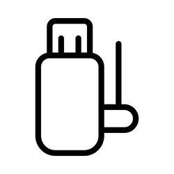 wireless usb used for transferring data vector image