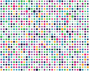 seamless pattern with colorful circles vector image
