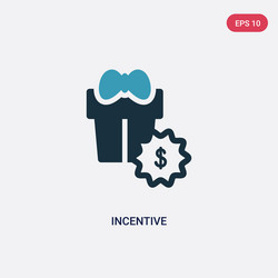 Two color incentive icon from user interface vector