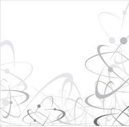 abstract molecular structure background vector image