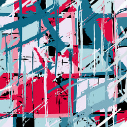bright colorful geometric abstract pattern vector image