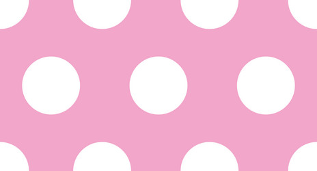 Seamless polka dot pattern repeating texture vector