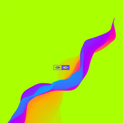 3d wavy background dynamic effect abstract vector image