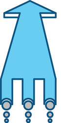 arrow pointer symbol vector image