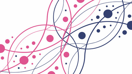 interconnected abstract network pattern vector image