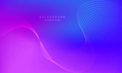 abstract gradient background wave element vector image