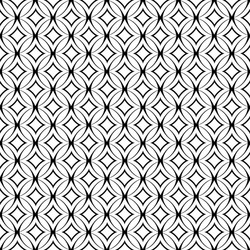 Monochrome Geometric Circle Pattern vector image