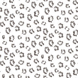 cheetah scribbled texture seamless pattern vector image