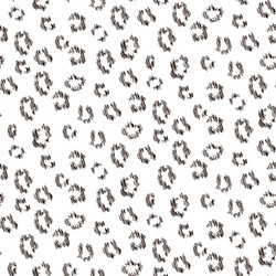 Cheetah scribbled texture seamless pattern vector