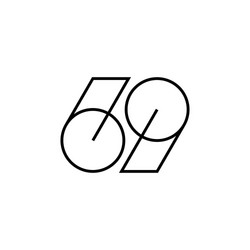 R9 initial 9r logo icon Royalty Free Vector Image