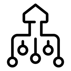 blockchain network connecting using cryptography vector image