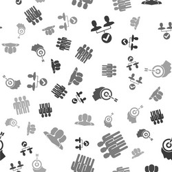 set project team base users group head hunting vector image