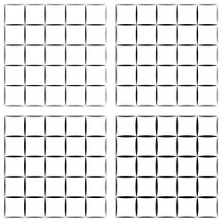 set seamless pattern grid tiles cells vector image