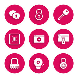 set secure your site with https ssl ringing vector image