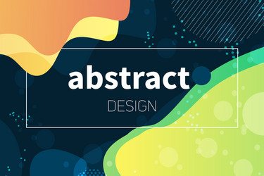 abstract colorful liquid shape background s vector image