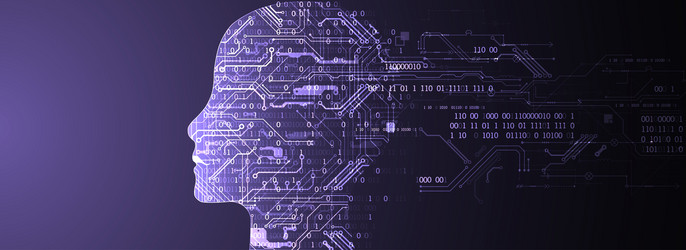 artificial intelligence ai and big data concept vector image