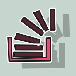 code logo overlow social media stack vector image