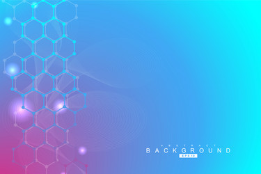 science network pattern connecting lines and dots vector image