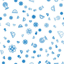 set line processor location with wrench spanner vector image