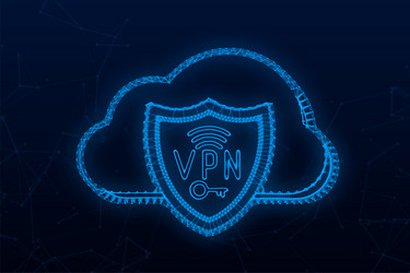 secure vpn connection concept virtual private vector image