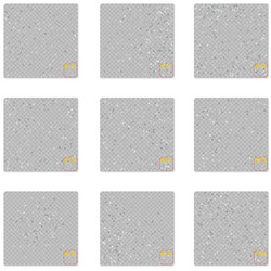 abstract pattern of random falling silver stars vector image