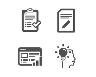 approved checklist edit document and web report vector image