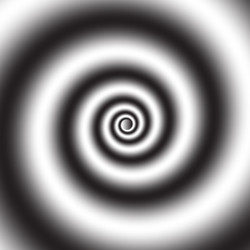 background with abstract spiral vortex effect vector image