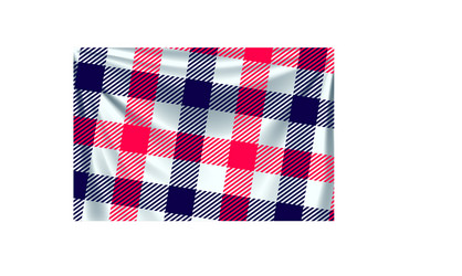 two color square textile vector