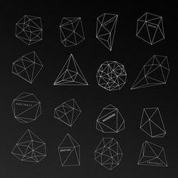 abstract modern background with polygons design vector image