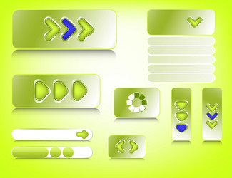 Web design elements vector