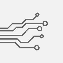 Electronic Circuit Pattern vector image