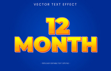 gradient color text effect vector image