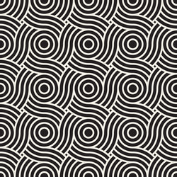 Abstract black and white background seamless Vector Image