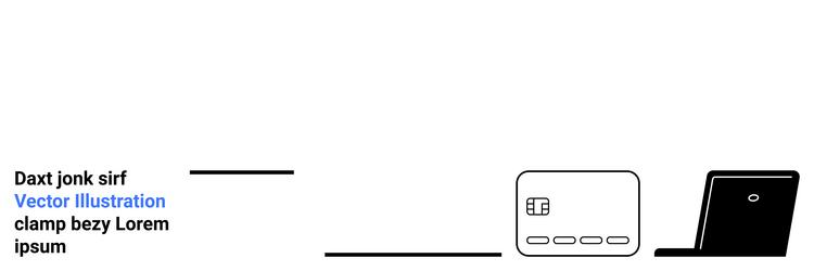 text and connected icons representing content vector image