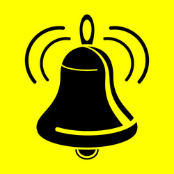 Bell icon vector