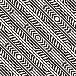 Geometric Lattice Pattern vector image
