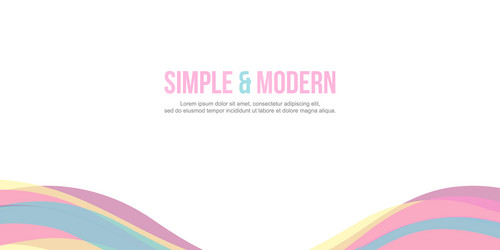 website header colorful wave design vector image
