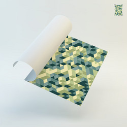 a4 business blank 3d blocks structure background vector image
