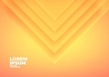 abstract triangle overlap yellow background vector image