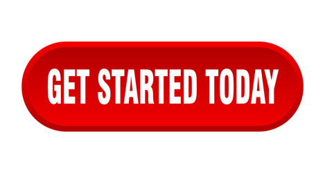 get started today button vector image