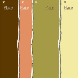 torn paper background with space for text 6 vector image