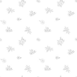 black and white flowers Vector Image
