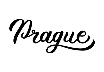 Czech Lettering Prague Vector Images (90)