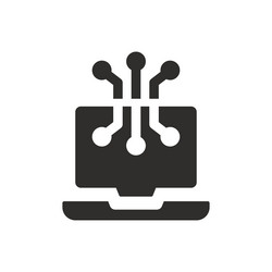 Digital Data Connection Icon vector image