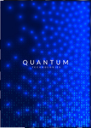 digital technology abstract background artificial vector image