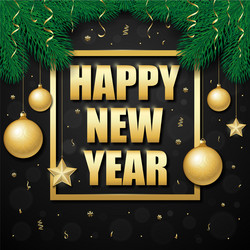 happy new year banner Vector Image