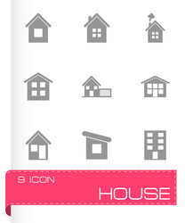 House icon template with j letter home creative Vector Image