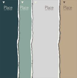 torn paper background with space for text 5 vector image