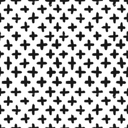 ink abstract cross seamless pattern background vector image